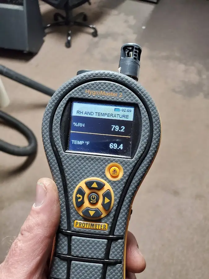 Moisture meter humidity assessment for Mold Remediation & Removal in Jamul